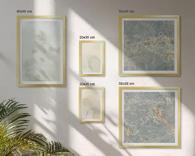 Bildergalerie-Set für die Wand mit Pastellfarben-Aquarelltexturen
