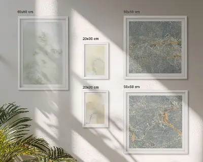 Bildergalerie-Set für die Wand mit Pastellfarben-Aquarelltexturen