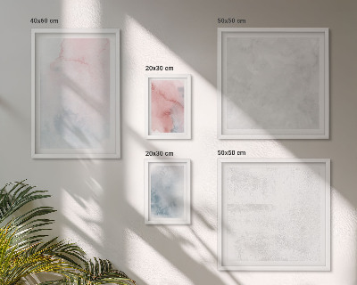 Bildergalerie-set für die wand Pastellfarbene Aquarelltexturen