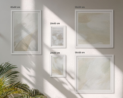 Modernes wandbilder-set Abstrakte Malerei mit dem Pinsel