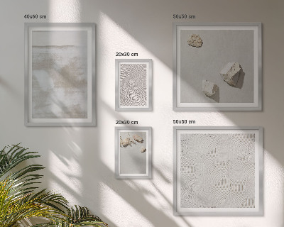 Bildergalerie-set für die wand Boho-Textur aus Sandsteinen