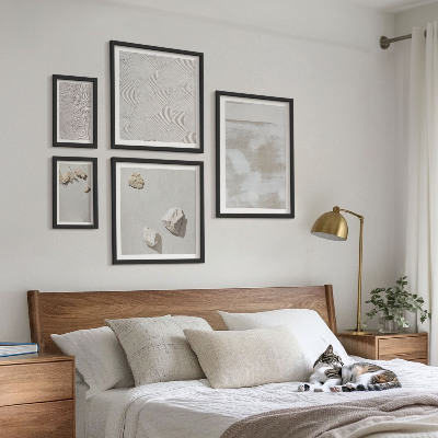 Bildergalerie-set für die wand Boho-Textur aus Sandsteinen