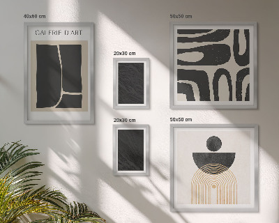 Bildergalerie-set für die wand Abstrakte Marmorformen