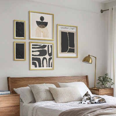 Bildergalerie-set für die wand Abstrakte Marmorformen