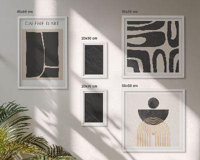 Bildergalerie-set für die wand Abstrakte Marmorformen