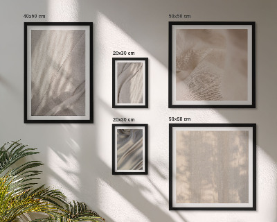 Modernes wandbilder-set Nahaufnahme von natürlichen Boho-Stoffen