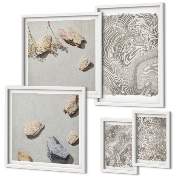Bildergalerie-set für die wand Moderne abstrakte Formen