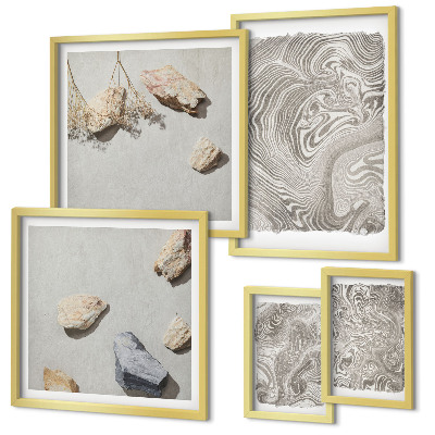 Bildergalerie-set für die wand Moderne abstrakte Formen