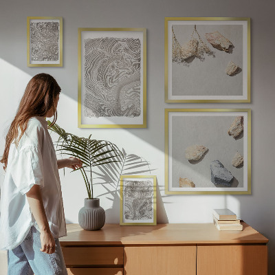 Bildergalerie-set für die wand Moderne abstrakte Formen