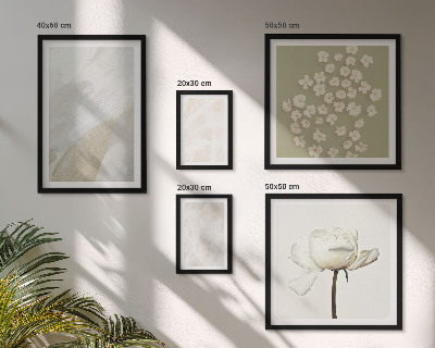 Bilderset fürs sofa Blumen, modische Boho-Texturen
