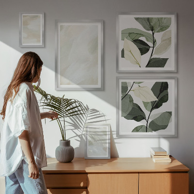 Bildergalerie-set für die wand Leuchtende Farben, abstrakter Boho-Stil