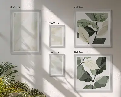Bildergalerie-Set für die Wand mit abstrakten Boho-Motiven in leuchtenden Farben
