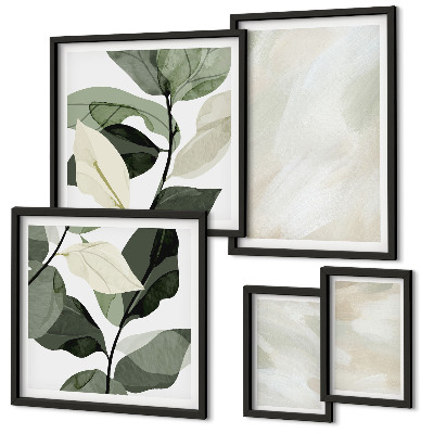 Bildergalerie-set für die wand Leuchtende Farben, abstrakter Boho-Stil