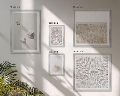 Modernes wandbilder-set Leichte Boho-Sandtexturen