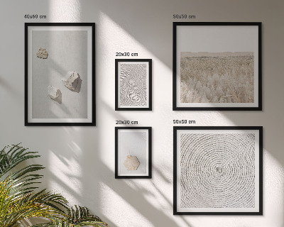 Modernes wandbilder-set Leichte Boho-Sandtexturen