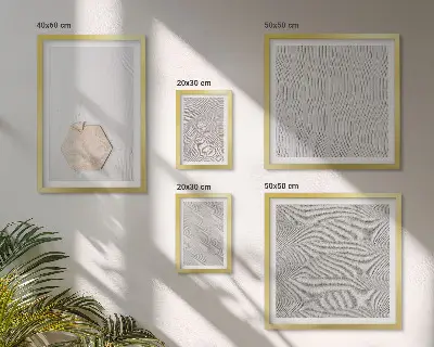 Bilderset fürs Sofa mit leichten Boho-Sandtexturen