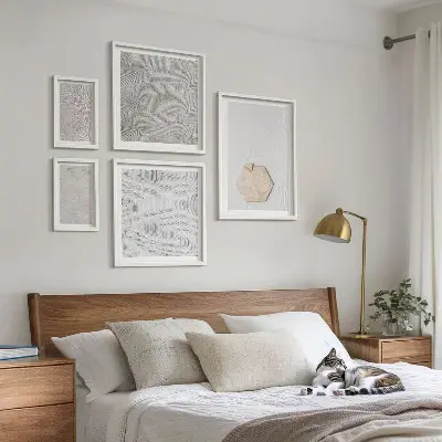 Bilderset fürs Sofa mit leichten Boho-Sandtexturen