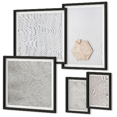 Bilderset fürs sofa Leichte Boho-Sandtexturen
