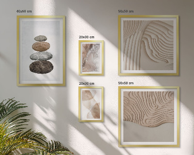 Bildergalerie-set für die wand Abstrakte Pastellformen