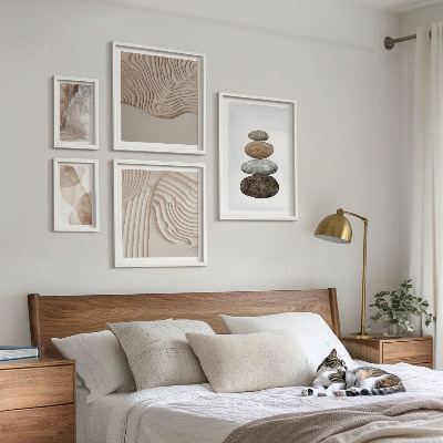 Bildergalerie-set für die wand Abstrakte Pastellformen