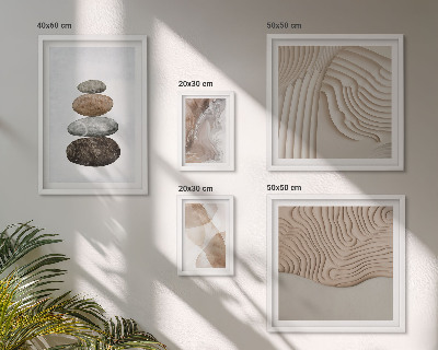 Bildergalerie-set für die wand Abstrakte Pastellformen