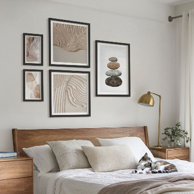 Bildergalerie-set für die wand Abstrakte Pastellformen