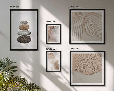Bildergalerie-set für die wand Abstrakte Pastellformen