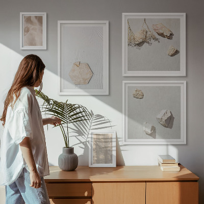 Bildergalerie-set für die wand Dezente Boho-Naturtexturen