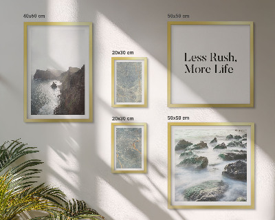 Bildergalerie-set für die wand Grüner Marmor Melancholie
