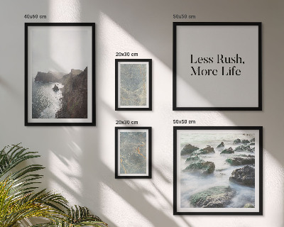 Bildergalerie-set für die wand Grüner Marmor Melancholie