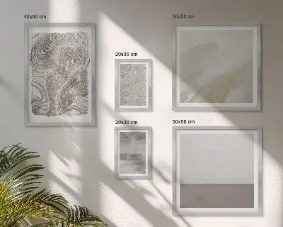 Bildergalerie-Set für die Wand mit industriellen abstrakten Mustern