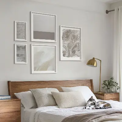 Bildergalerie-Set für die Wand mit industriellen abstrakten Mustern