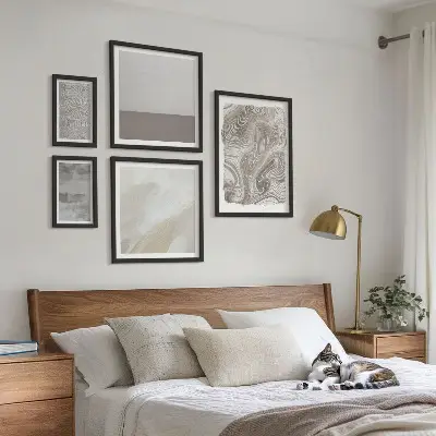 Bildergalerie-Set für die Wand mit industriellen abstrakten Mustern