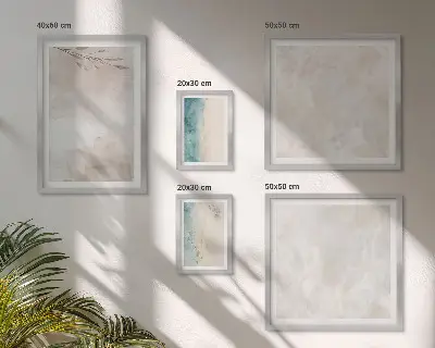 Bildergalerie-Set für die Wand mit feiner Aquarelltextur