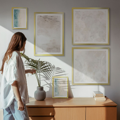 Bildergalerie-set für die wand Feine Aquarelltextur