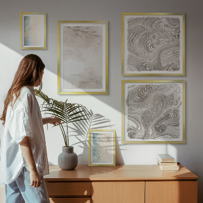 Modernes wandbilder-set Feine Aquarellfarben