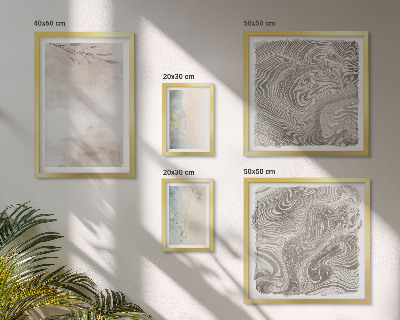 Modernes wandbilder-set Feine Aquarellfarben