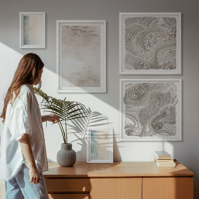 Modernes wandbilder-set Feine Aquarellfarben