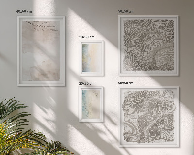 Modernes wandbilder-set Feine Aquarellfarben