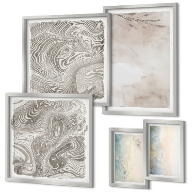 Modernes wandbilder-set Feine Aquarellfarben