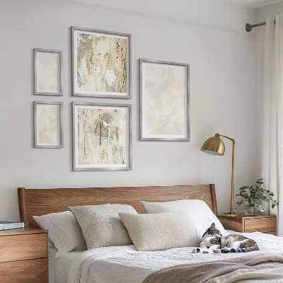 Bildergalerie-set für die wand Helles Strukturfarbendesign