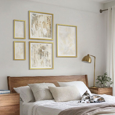 Bildergalerie-set für die wand Helles Strukturfarbendesign