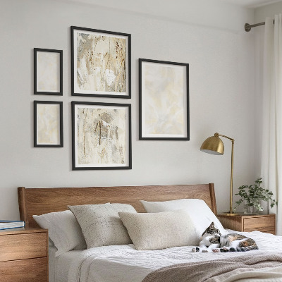 Bildergalerie-set für die wand Helles Strukturfarbendesign