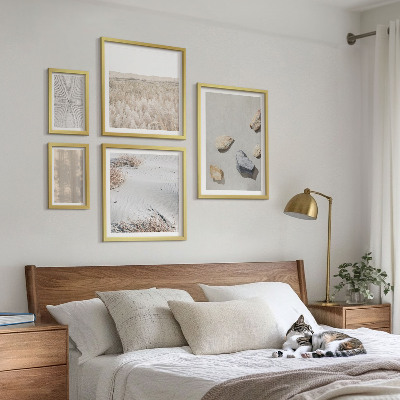 Modernes wandbilder-set Boho-Naturtexturen