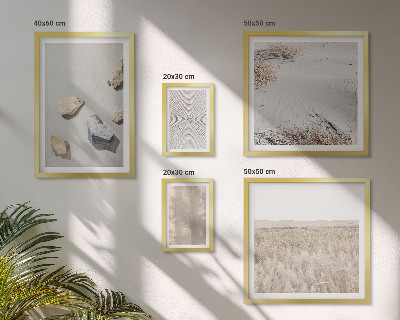 Modernes wandbilder-set Boho-Naturtexturen