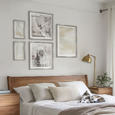 Bilderset fürs sofa Minimalismus der Farbstruktur