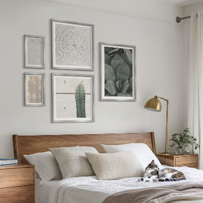 Bilderset fürs sofa Sommerliche Texturen mit tropischem Flair