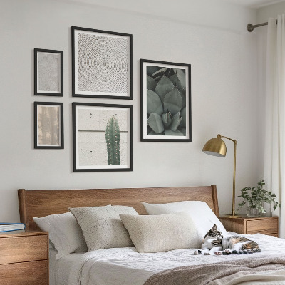 Bilderset fürs sofa Sommerliche Texturen mit tropischem Flair