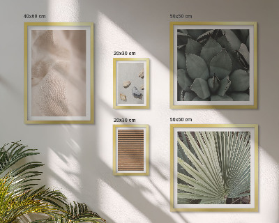 Bildergalerie-set für die wand Steine, Holz, Stofftexturen