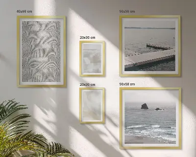 Modernes Wandbild-Set mit abstraktem Design und modernen Texturen